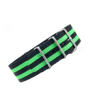 NATO strap Black/Green 