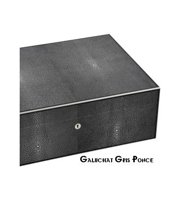 Elie Bleu - "Classic" box in ebony for 8 watches and 20 cufflinks