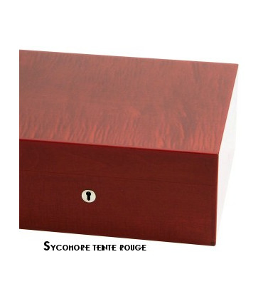 Elie Bleu - "Classic" box in ebony for 8 watches and 20 cufflinks