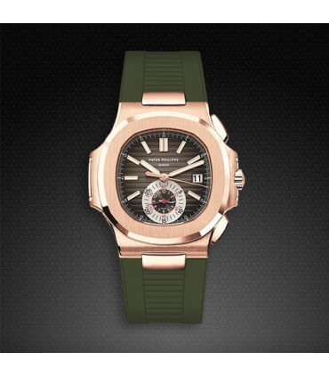Rubber B strap PK77 for Patek Philippe Nautilus