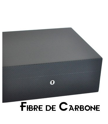 Elie Bleu - "Classic" box in ebony for 8 watches and 20 cufflinks