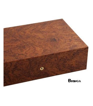 Elie Bleu - "Classic" box in ebony for 8 watches and 20 cufflinks