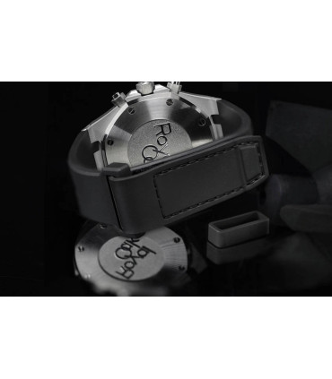 Rubber B Strap for Audemars Piguet Royal Oak 41mm on Bracelet - APV41 Velcro Series Black