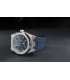 Rubber B Strap for Audemars Piguet Royal Oak 41mm on Bracelet - APV41 Velcro Series Navy Blue