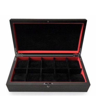 KronoKeeper Black Ash 10 Watch Box