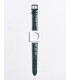 Camille Fournet Alligator sq-scale - Bottle Green