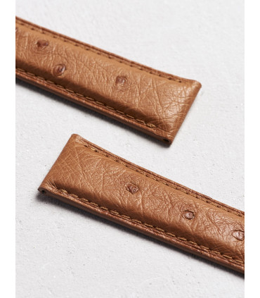 Camille Fournet Ostrich - Dark Gold