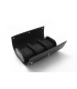 Phase De Lune Leather travel case for 3 watches