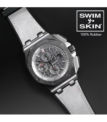  Rubber B strap Sailcloth SwimSkin APC44 White 