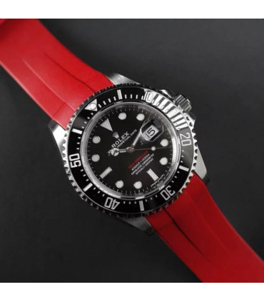 Rubber B strap M113 Black with buckle