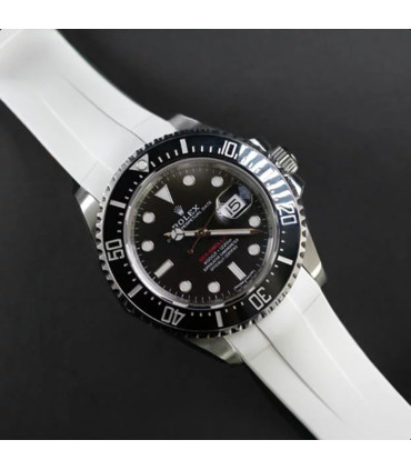 Rubber B strap M113 Black with buckle