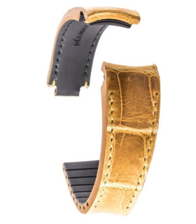R-Strap - Alligator strap for Rolex - Honey