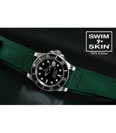 Rubber B Tang Buckle Rubber Cuff Series - Pine Green