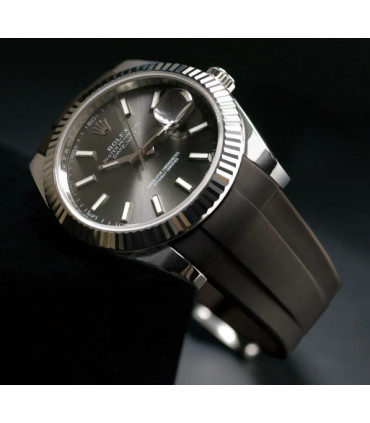 Rubber B strap M141 Brown with buckle