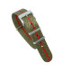 Premium NATO strap - Olive/Red