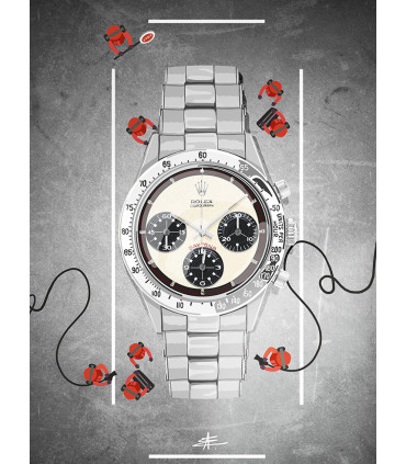 Watchoniste X MisterChrono art printing - daytona - 60x80
