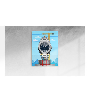Watchoniste X MisterChrono art printing - skyscraper - 60x80