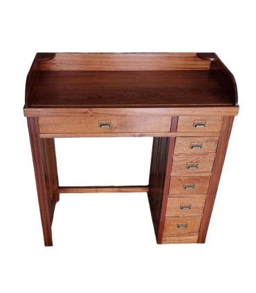 Solid sapele wood watchmaker bench