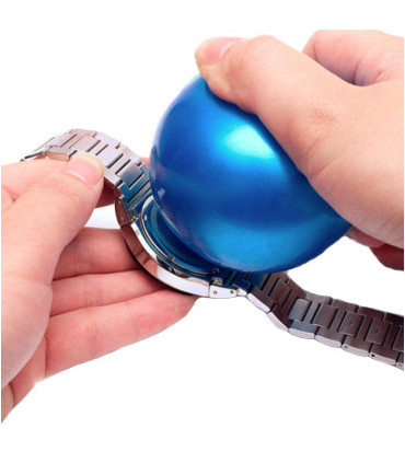 Ball type case back opener