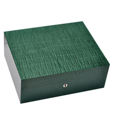 Elie Bleu - "Classic" box in ebony for 8 watches and 20 cufflinks