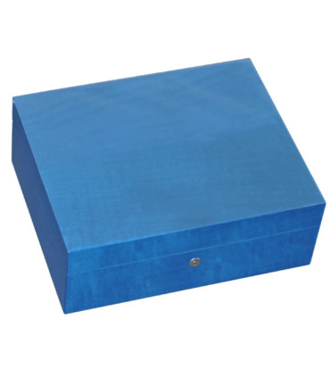 Elie Bleu - "Classic" box in ebony for 8 watches and 20 cufflinks