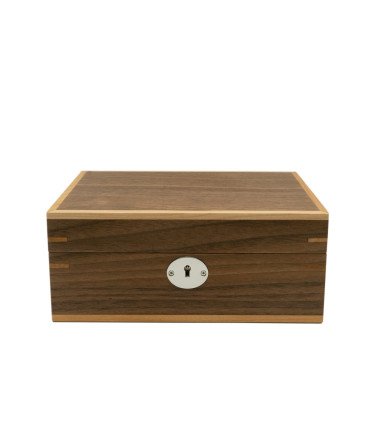 Clipperton 6 watch box in brown wood