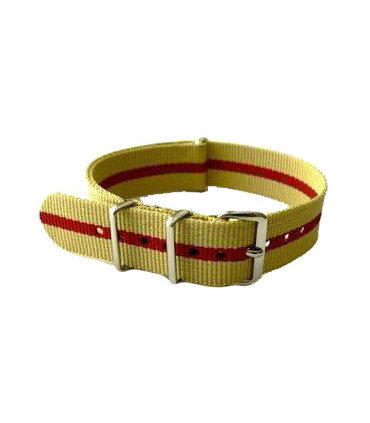 NATO strap Sand/Red
