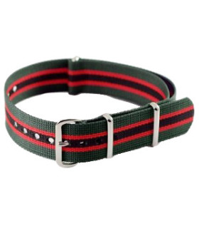 NATO strap Green/Red/Black