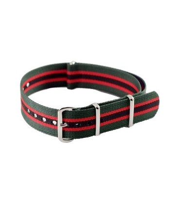 NATO strap Green/Red/Black