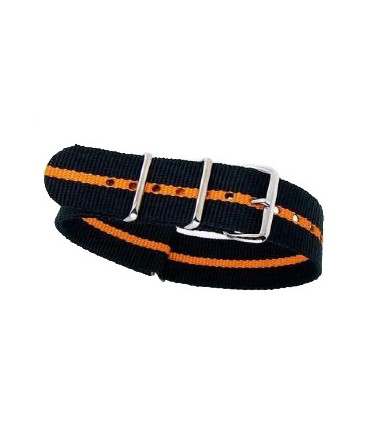 NATO strap Black/Orange
