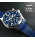 Rubber B strap Alligator SwimSkin for IWC pilot Chronograph 21mm