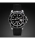 Rubber B strap M206 Black with buckle for Submariner Ceramic 41mm