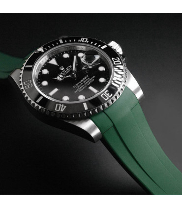 Rubber B strap M206  with buckle for Submariner Ceramic 41mm