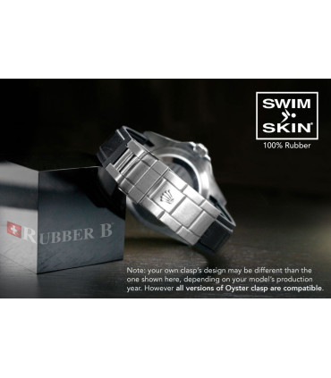 Rubber B strap Swimskin Ballistic Navy Blue