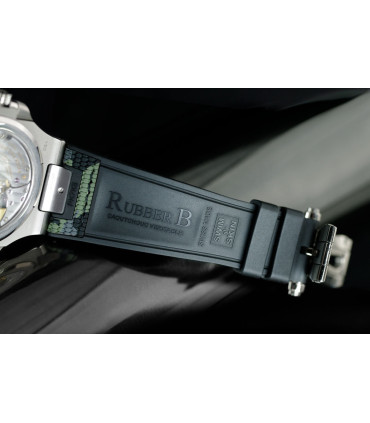 RubberB strap SwimSkin Twill for Patek Philippe Nautilus - Camo