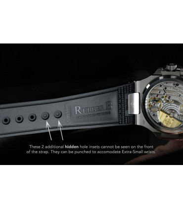 RubberB strap SwimSkin Twill for Patek Philippe Nautilus - Camo