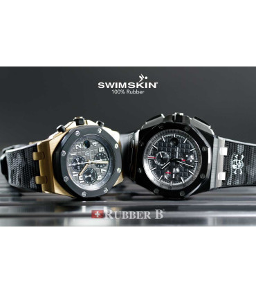 Rubber B strap SwimSkin Twill  APC44 Urban Camo