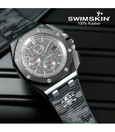 Rubber B strap SwimSkin Twill  APC44 Urban Camo