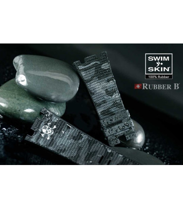 Rubber B strap SwimSkin Twill  APC44 Urban Camo