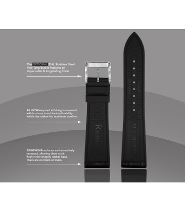 Rubber B strap ST20 Ballistic Black