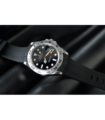 Rubber B strap M225 Black with buckle