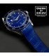 Rubber B strap Alligator SwimSkin for Omega Seamaster Heritage 21mm
