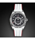 Rubber B Strap M111 White/Red for Sky-Dweller on Oyster Bracelet