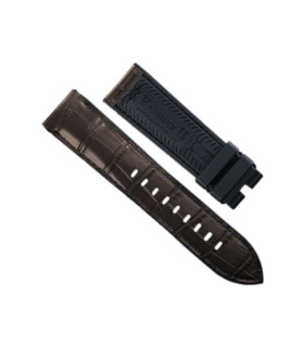 Rubber B strap Alligator SwimSkin PS24 Black