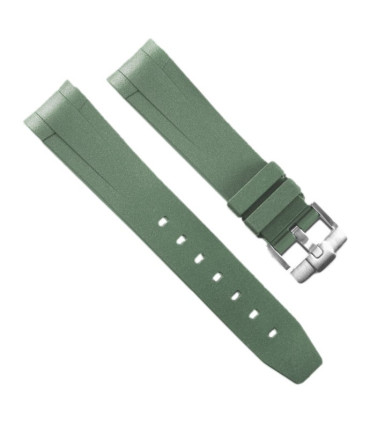 Rubber B strap T801 Military Green with buckle