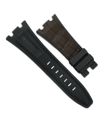 Rubber B strap APC42 Alligator SwimSkin  Brown