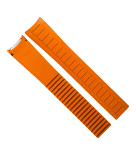 Rubber B strap PK22 - Mandarin Orange