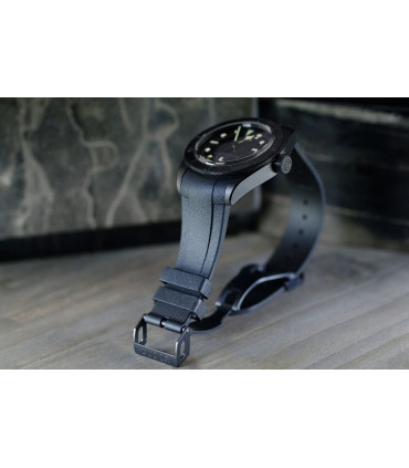 RubberB strap T805 for Tudor Heritage Black Bay Ceramic - Black