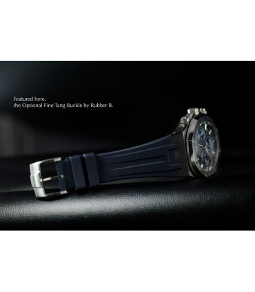 Rubber B Strap APB41 Abyss Blue for Audemars Piguet Royal Oak 41mm on Leather or Bracelet - Classic Series