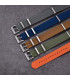 KronoKeeper ribbed nato strap - Orange